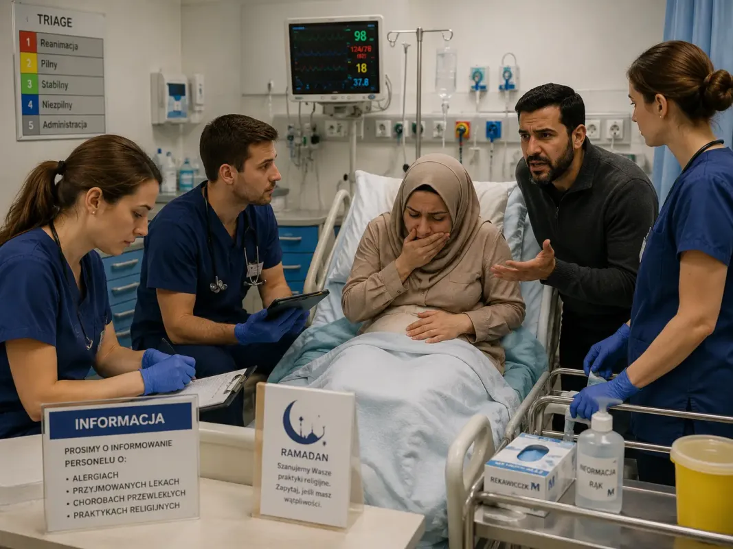 Versorgung einer muslimischen Patientin