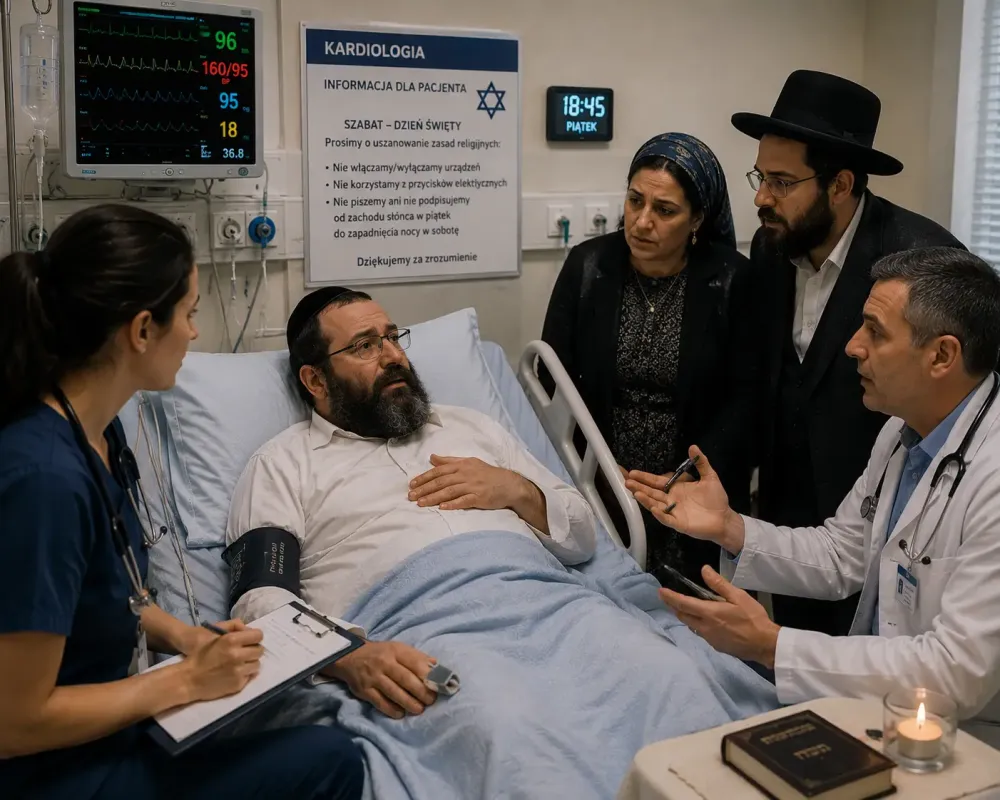 Versorgung eines Patienten aus der chassidischen Gemeinschaft – medizinische Simulation